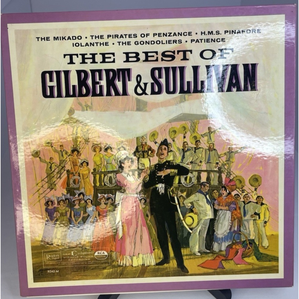 Gilbert Sullivan Best Of Reader's Digest RCA Vinyl LP Box Set RD42-M Operetta